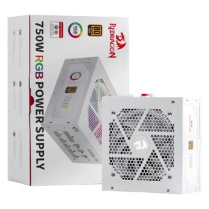 Fuente De Poder Redragon Rgps Gc-ps006w-1 Atx 750w 80 Plus Gold Pfc Activo Rgb - Negro - Imagen 3