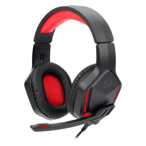 Headset Gamer Redragon Themis H220 Led P2 3.5mm - Negro