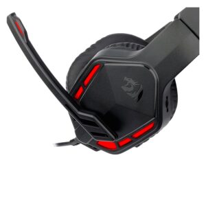 Headset Gamer Redragon Themis H220 Led P2 3.5mm - Negro - Imagen 4
