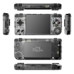 Consola Portátil Anbernic Rg28xx 64gb Pantalla 3.0" 5000 Juegos - Negro Transparente - Imagen 2