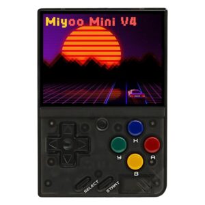 Consola Portátil Miyoo Mini V4 64gb Pantalla 3.0" 5000 Juegos + Capa - Negro - Imagen 2