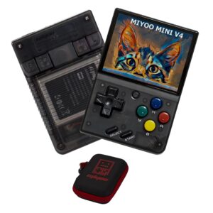 Consola Portátil Miyoo Mini V4 64gb Pantalla 3.0" 5000 Juegos + Capa - Negro - Imagen 3