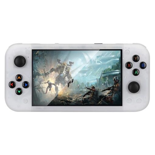 Consola Portátil Rg50xx 64gb Pantalla 5.0" 15000 Juegos - Blanco Transparente