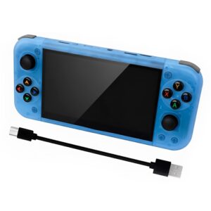 Consola Portátil Rg50xx 64gb Pantalla 5.0" 15000 Juegos - Azul Transparente - Imagen 4