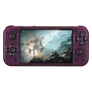 Consola Portátil Rg50xx 64gb Pantalla 5.0" 15000 Juegos - Morado Transparente