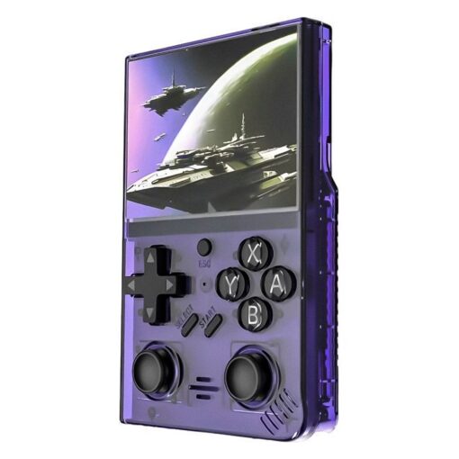 Alternative view of Consola Portátil D-r35plus 64gb Pantalla 3.5" - Morado Transparente