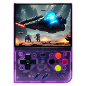 Consola Portátil Pocket Boy R33s 64gb Pantalla 3.5" - Morado Transparente