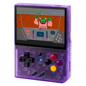 Consola Portátil Pocket Boy R33s 64gb Pantalla 3.5" - Morado Transparente - Imagen 2