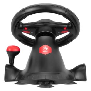 Volante Marvo GT-903 + Pedal Para PS3 / PS4 / PS5 / PC / Xbox - Negro - Imagen 3
