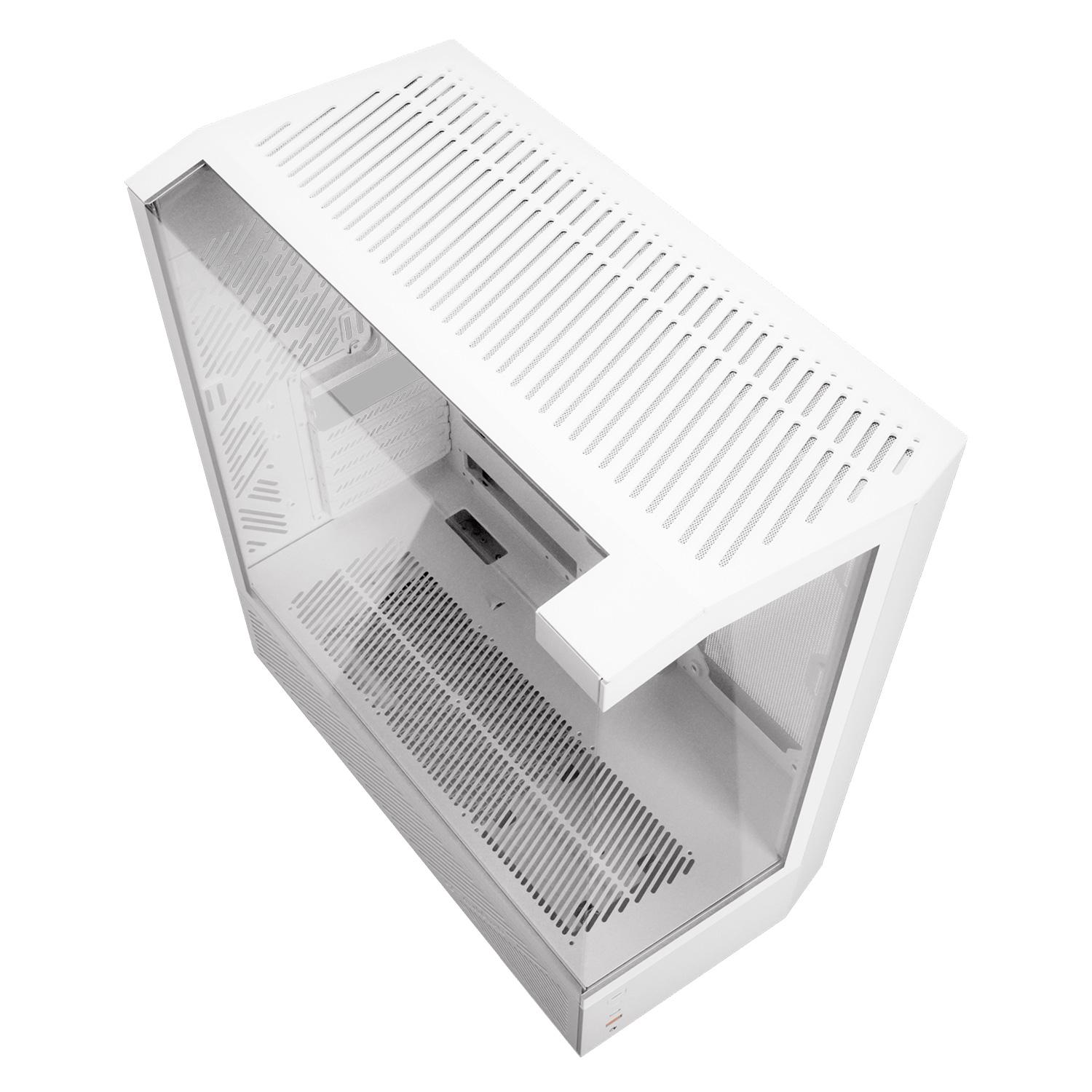 Gabinete Gamer Darkflash Dy460 Mid Tower - Blanco (4 Fans Inf34 Argb) - Imagen 4