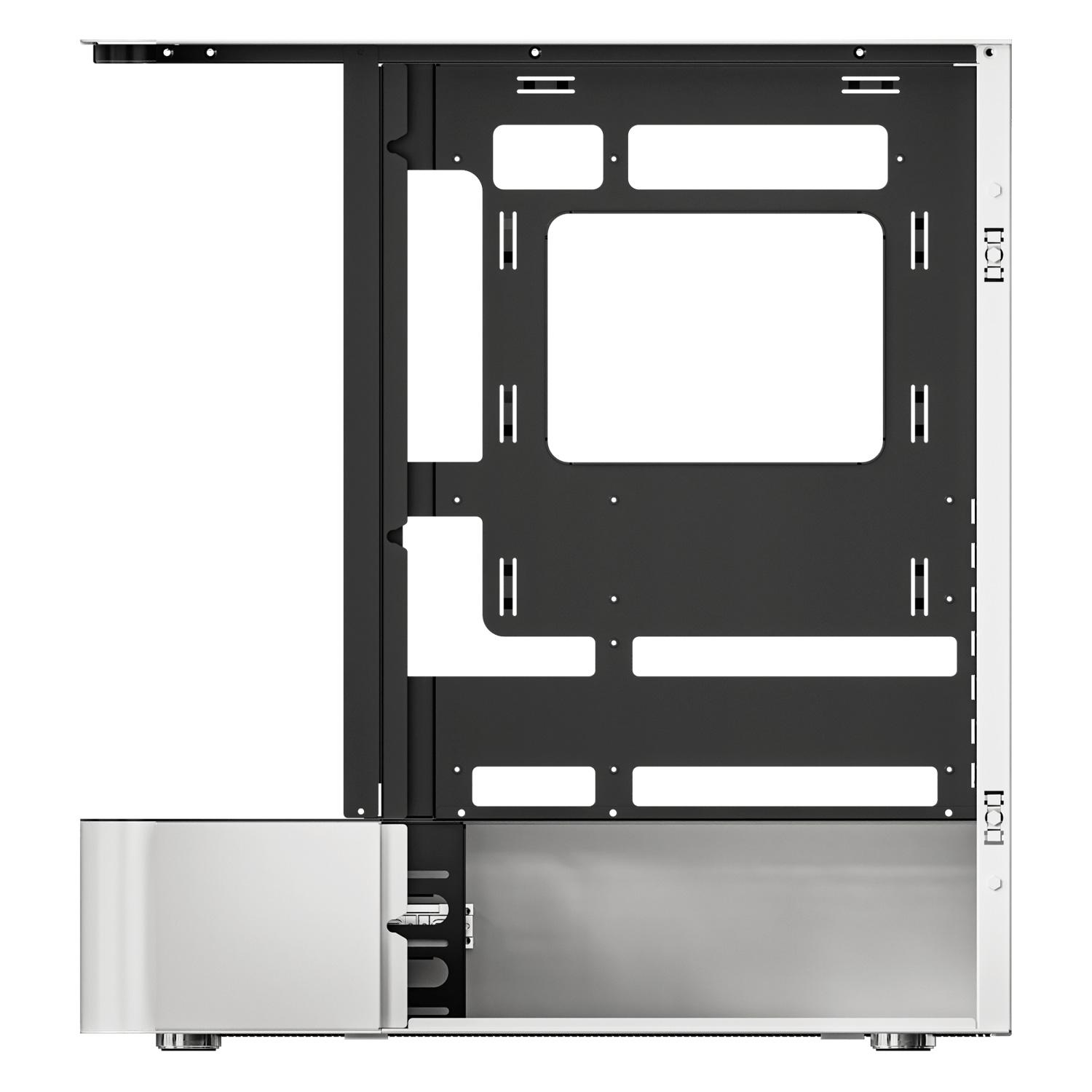 Gabinete Gamer darkFlash HM1 Full Tower - Blanco - Imagen 5