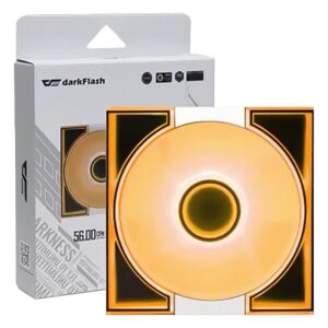 Cooler Fan Para Gabinete Darkflash Dm8r Rgb - Blanco - Imagen 3