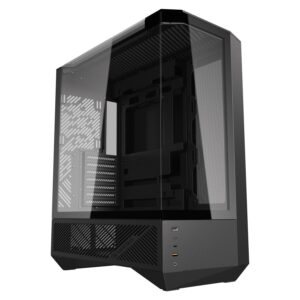 Gabinete Gamer darkFlash DY460 Mid Tower - Negro (4 Fans ARGB)