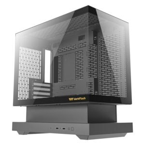 Gabinete darkFlash Floatron F1 - Negro (6 Fans ARGB) - Imagen 2