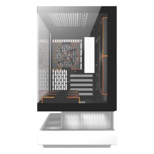 Gabinete Darkflash Floatron F1 - Blanco (6 Fans Argb) - Imagen 2