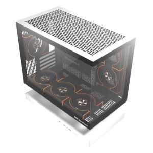 Gabinete Darkflash Floatron F1 - Blanco (6 Fans Argb) - Imagen 3