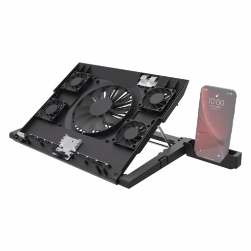 Alternative view of Cooler Para Notebook Darkflash G200 Plus Rgb - Plata