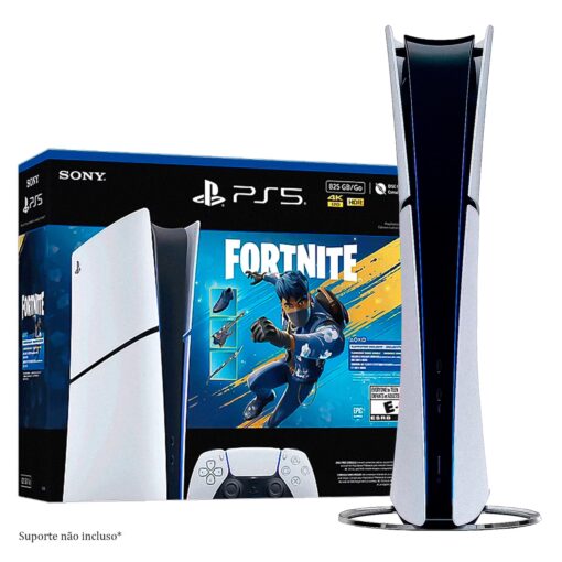 Consola Sony Playstation 5 Slim Cfi-2115b Edición Digital 825gb Ssd 8k + Fortnite Flowering Chaos Bundle
