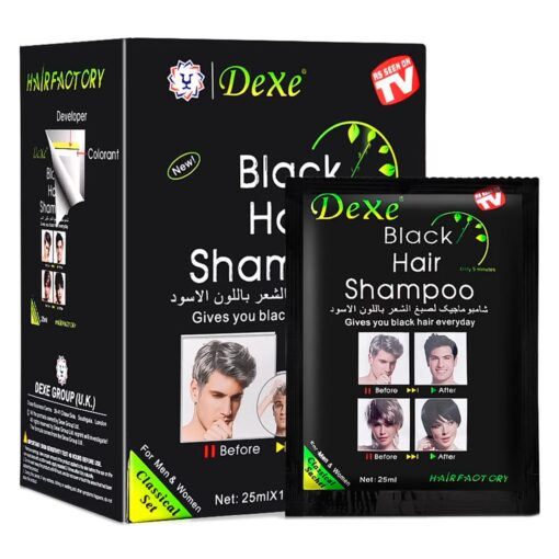 Shampoo Oscurecedor Dexe Black Hair Color 250ml