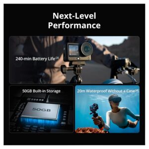 Camara De Acción Dji Osmo Action 6 Adventure Combo 38mp Wifi 50gb - Negro - Imagen 4