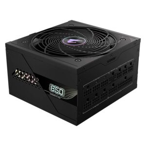 Fuente Gigabyte Aorus Elite GP-AE850PM ATX 850W 80 Plus Platinum PFC Activo Full Modular - Negro - Imagen 2