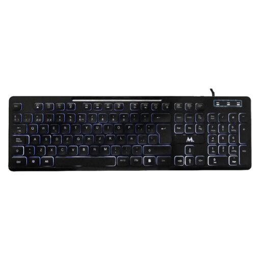 Teclado Mtek Kb-7269l-pt Usb Portugués - Negro