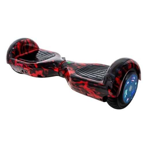 Scooter Elétrico Hye 6.5'' Bluetooth Led + Bolsa - Rojo Fogo