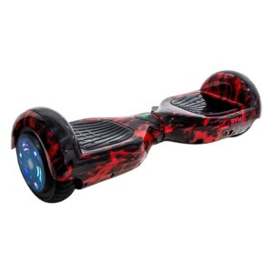 Scooter Elétrico Hye 6.5'' Bluetooth Led + Bolsa - Rojo Fogo - Imagen 2
