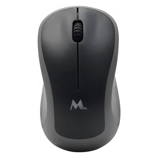 Mouse Mtek Mw-3w305 1200 Dpi Inalámbrico - Negro Y Gris