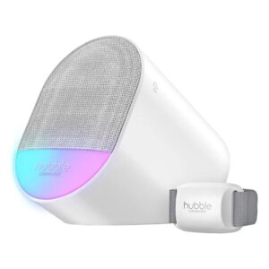 Monitor De Sono Hubble Connected Guardian WiFi SpO2 - Blanco Y Gris - Imagen 4