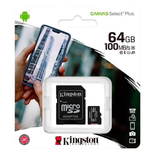 Alternative view of Tarjeta De Memoria Micro Sd Canvas Select Plus 64gb 100mbs - Sdcs3/64gb