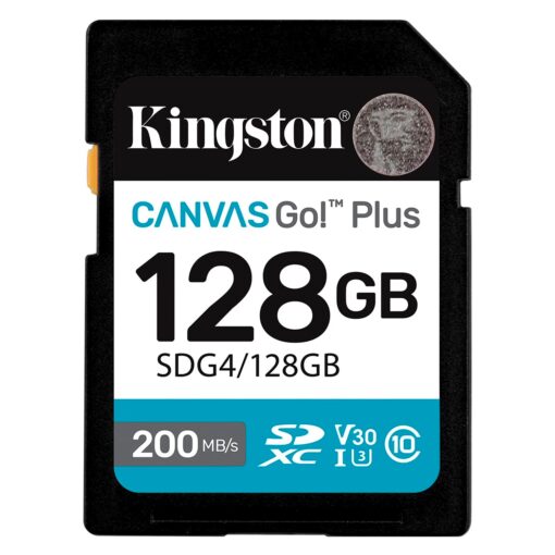 Tarjeta De Memoria Micro Sd Kingston Canvas Go Plus 128gb 200mbs - Sdg4/128gb