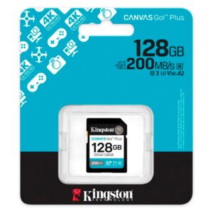 Tarjeta De Memoria Micro Sd Kingston Canvas Go Plus 128gb 200mbs - Sdg4/128gb - Imagen 3