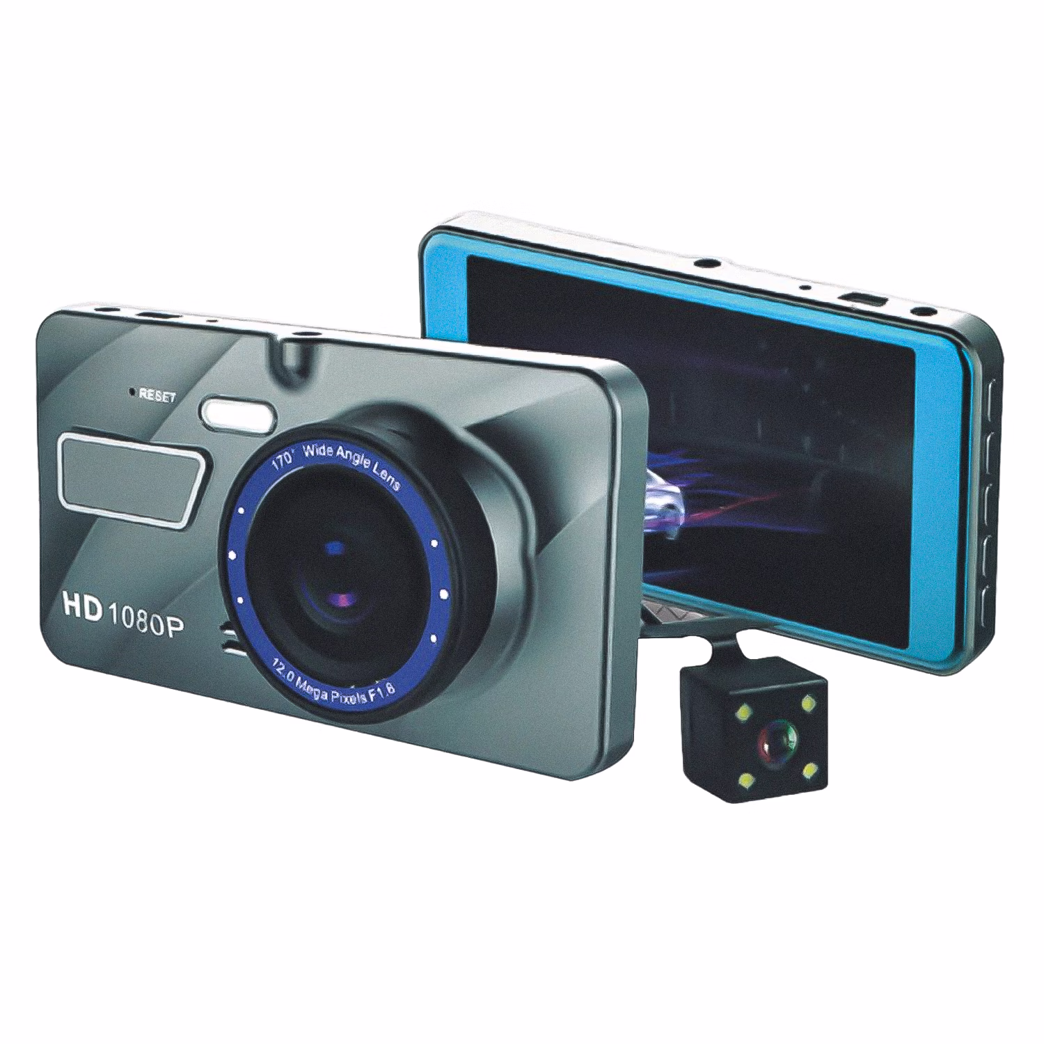 Camara Para Carro Satellite A-DVR052 Pantalla 4.0" Full HD USB - Negro