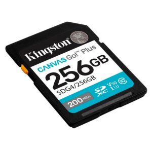 Tarjeta De Memoria SD Kingston Canvas Go Plus 256GB 200Mbs - SDG4/256GB - Imagen 2