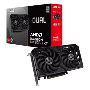 Tarjeta De Video Asus Dual AMD Radeon RX-5060XT 16GB GDDR6 - DUAL-RX9060XT-16G