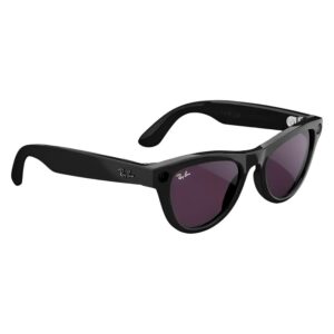 Anteojos De Sol Ray-ban Meta Skyler Rw4010 Wifi Meta Ia 32gb - Negro Transitions - Imagen 3