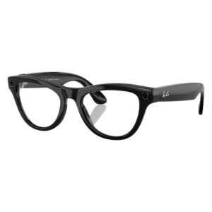 Anteojos De Sol Ray-ban Meta Skyler Rw4010 Wifi Meta Ia 32gb - Negro Transitions - Imagen 4