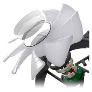 Cooler Fan Para Gabinete Darkflash Infinity 8 Rgb - Negro - Imagen 3