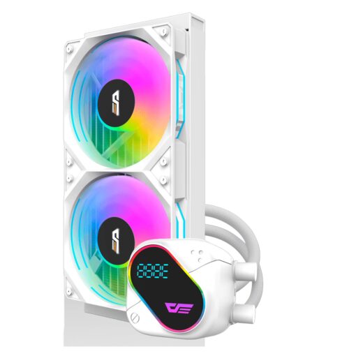 Alternative view of Water Cooler Cpu Darkflash Do240 White