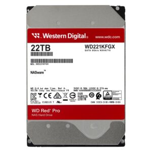 Hd Western Digital Red Pro Nas 22tb 3.5" Sata 3 7200rpm - Wd221kfgx - Imagen 3