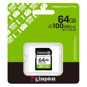 Tarjeta De Memoria Sd Kingston Canvas Select Plus 64gb 100mbs - Sds3/64gb - Imagen 3