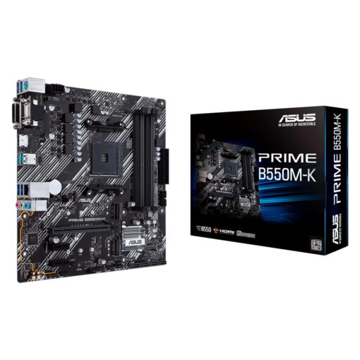 Placa Madre Asus Prime B550m-k Socket Am4 Chipset Amd B550 Ddr4 Micro Atx