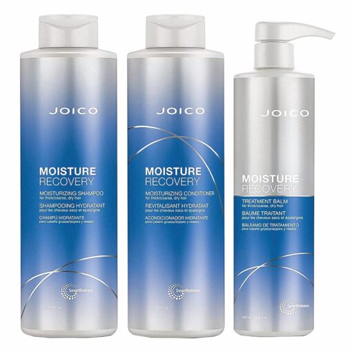 Kit Joico Moisture Recovery Shampoo 1l + Condicionador 1l + Máscara Capilar 500ml