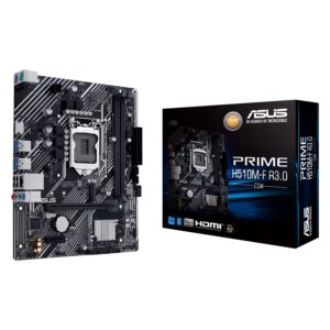 Placa Madre Asus Prime H510M-F R3 Socket LGA 1200 Chipset Intel H470 DDR4 Micro ATX