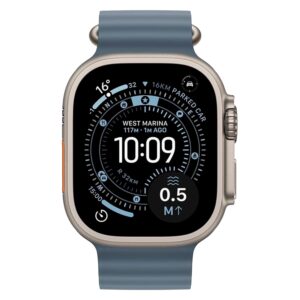 Apple Watch Ultra 3 MEWH4AF/A Celular + GPS Caja Titanio Natural 49mm - Océano Azul Ancora - Imagen 2