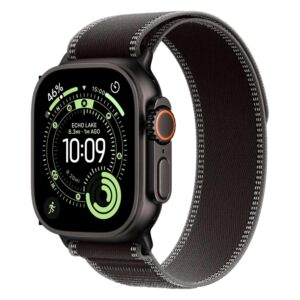 Apple Watch Ultra 3 MF1H4AF/A Celular + GPS Caja Titanio Negro 49mm - Loop Trail Negro M/L