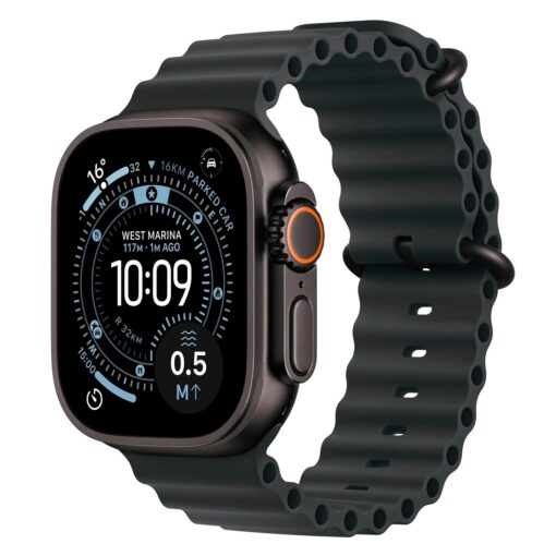 Apple Watch Ultra 3 MF0J4AF/A Celular + GPS Caja Titanio Negro 49mm - Océano Negro