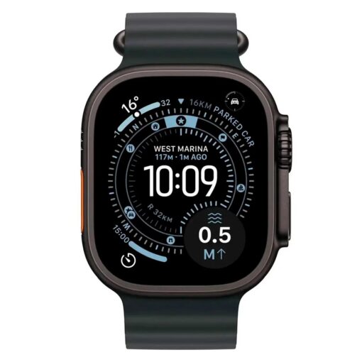 Alternative view of Apple Watch Ultra 3 MF0J4AF/A Celular + GPS Caja Titanio Negro 49mm - Océano Negro