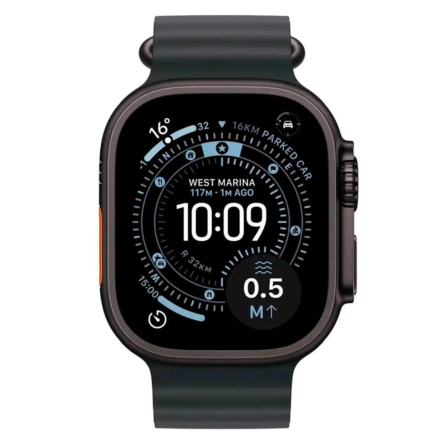 Apple Watch Ultra 3 MF0J4AF/A Celular + GPS Caja Titanio Negro 49mm - Océano Negro - Imagen 2